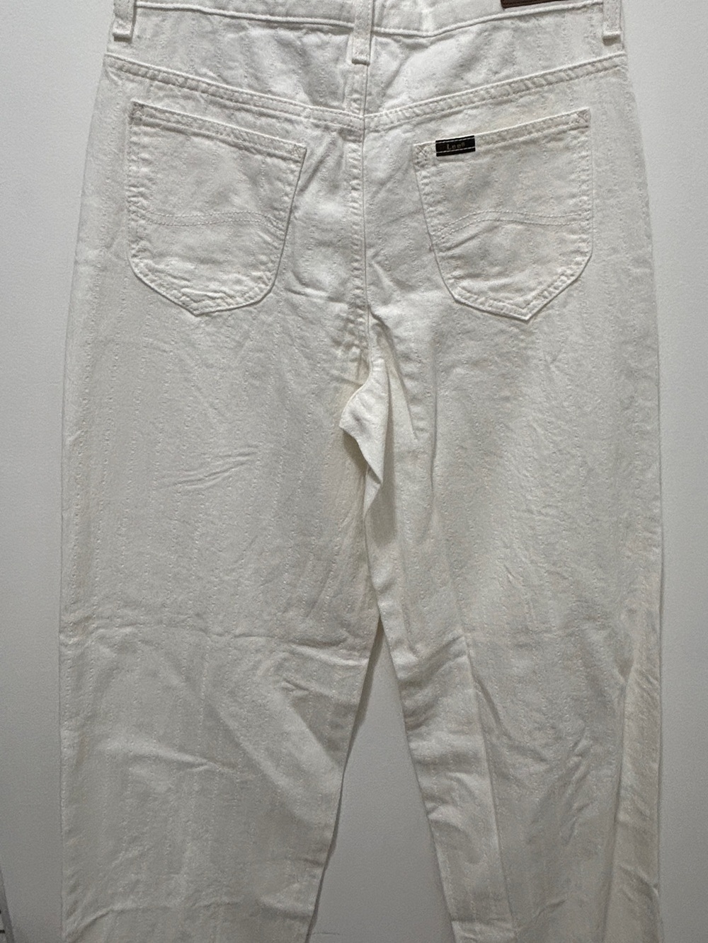 Lee Heritage White Straight Leg Mid Rise Jeans Size 2 NWT 100% Cotton - Picture 7 of 10